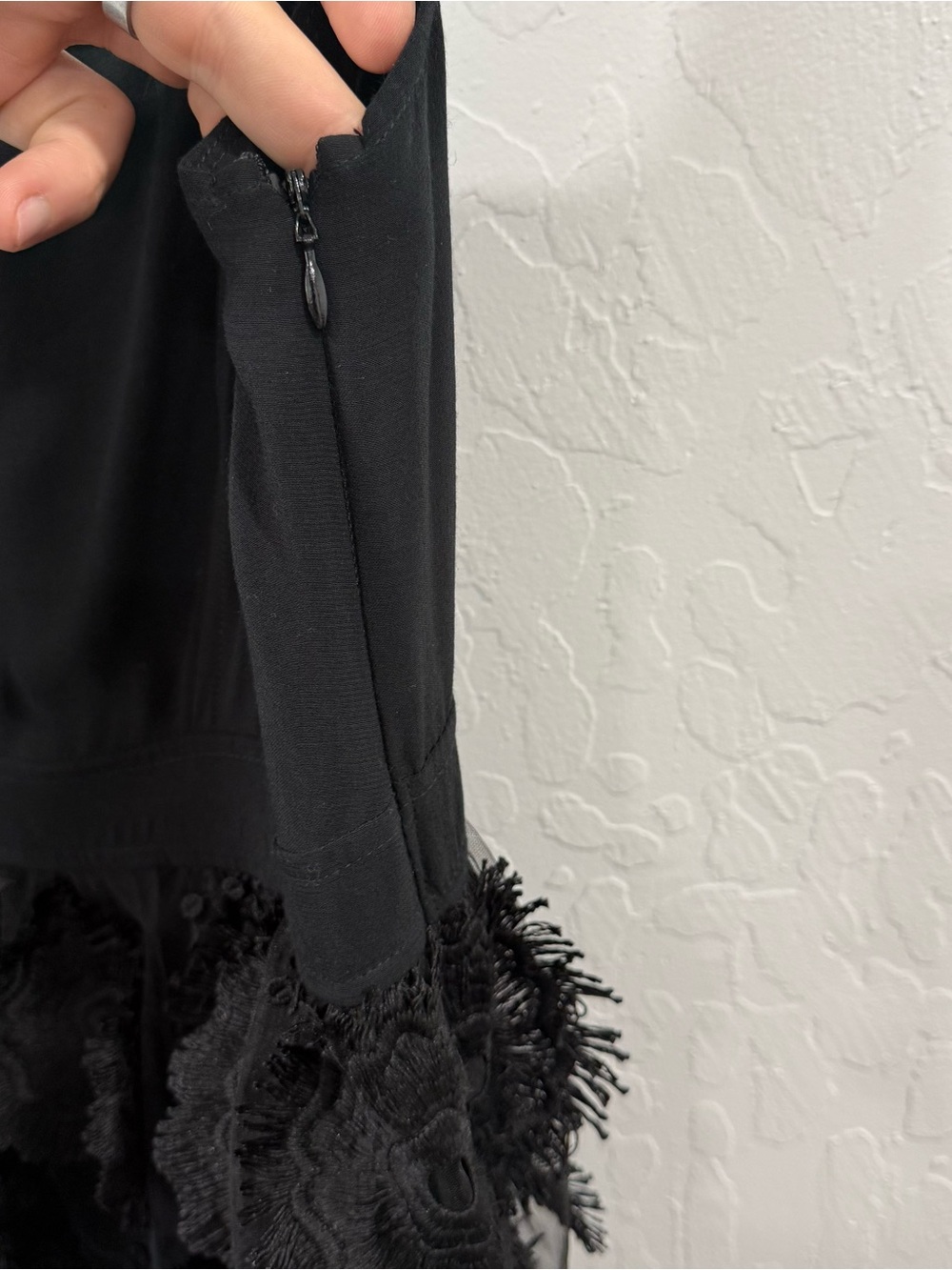 Anthropologie NWT Florina Lace Midi Black Size 8 - Picture 11 of 11
